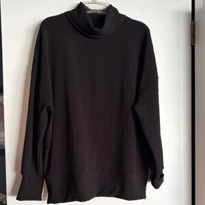 Men's Black Turtleneck Sweater - Classic Casual